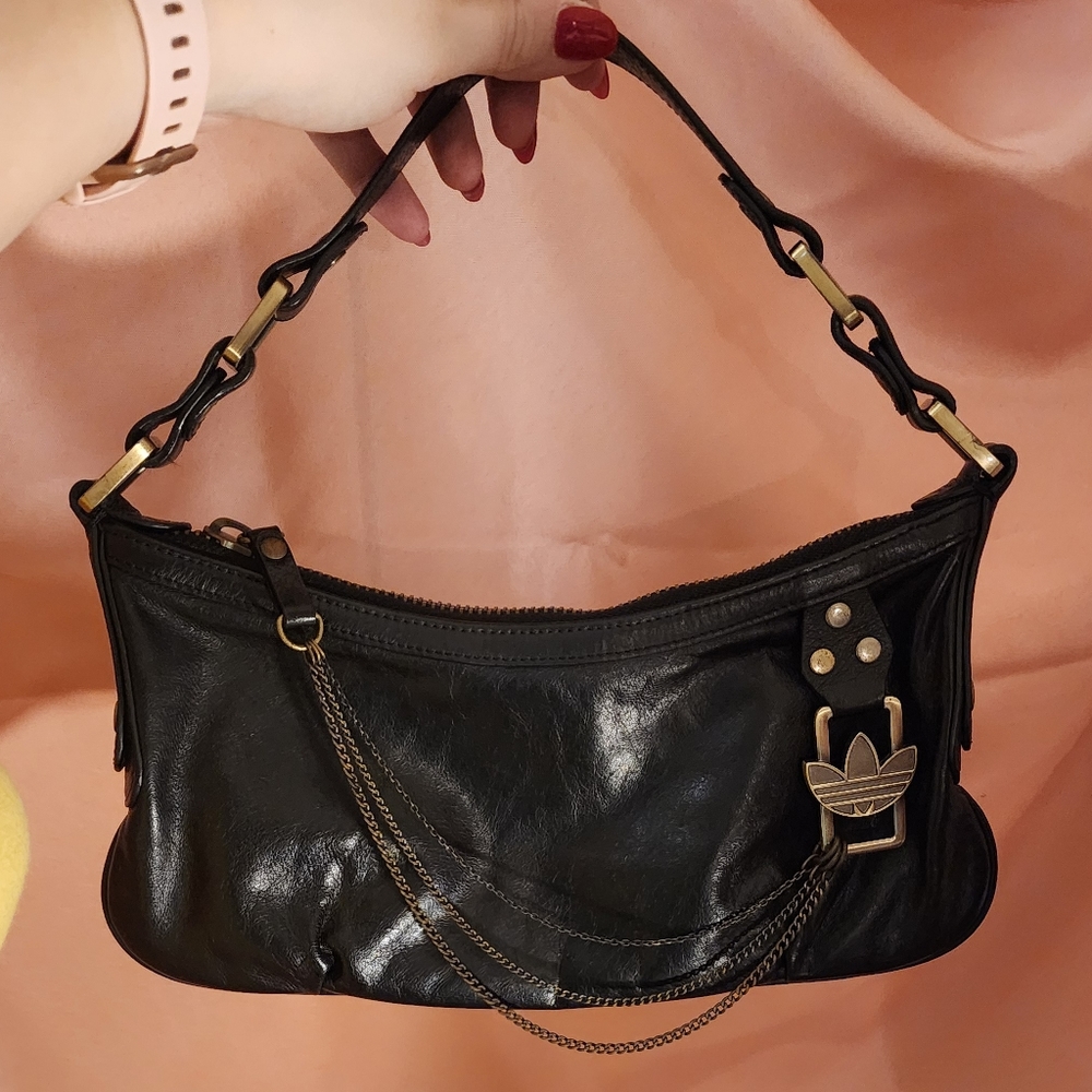 Vintage Early 2000s Adidas Leather Bag